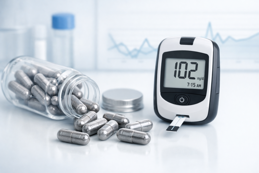 Chromium supplements for blood sugar control